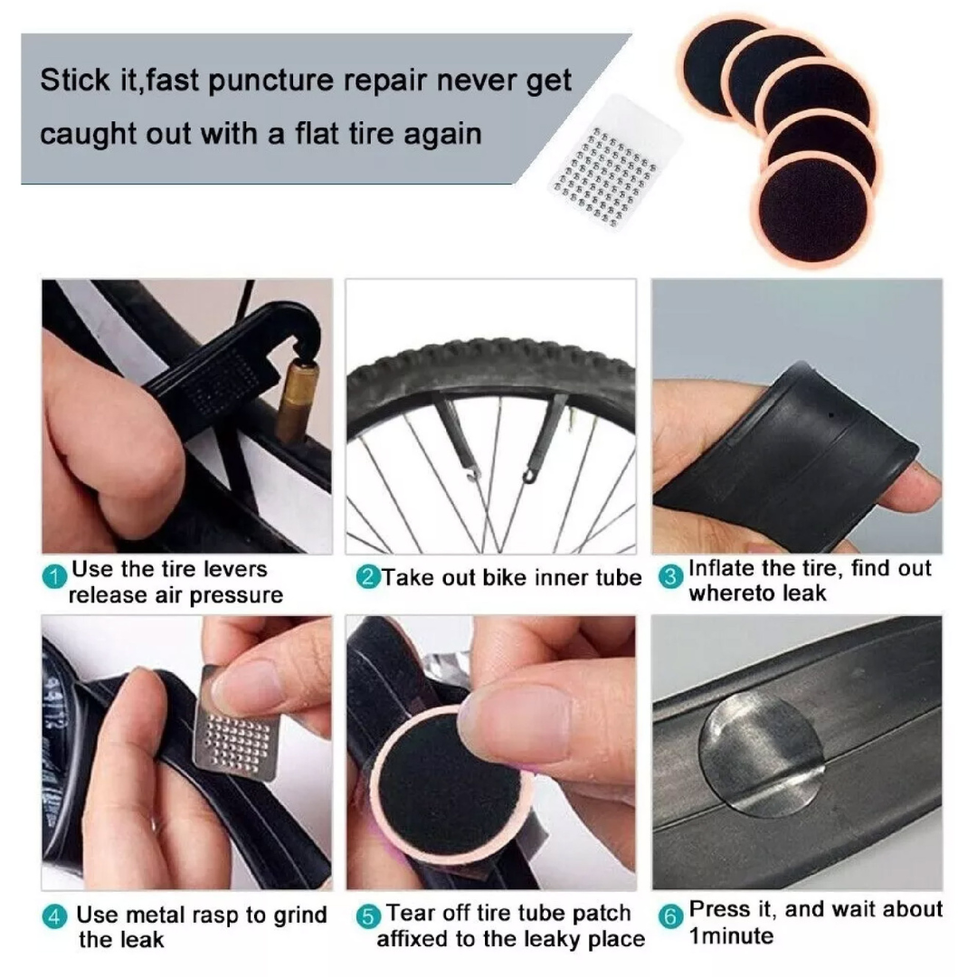Kit Reparacion Y Despinche De Bicicletas - ¡Soluciona cualquier imprevisto en segundos!
