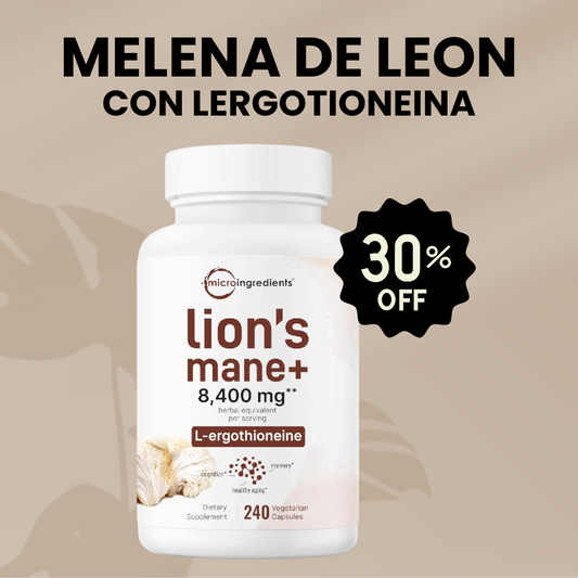 ¡Activa tu mente y enfócate como nunca antes con LION’S MANE+!