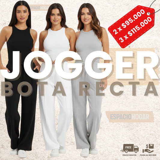 ✨ Jogger Bota Recta Dama – Comodidad y Estilo en un Solo Look