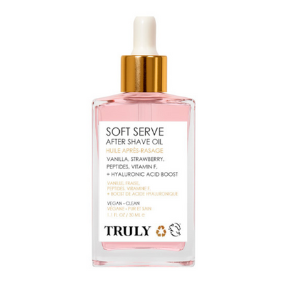 Soft Serve Truly – El sérum post-afeitado que calma, hidrata y renueva tu piel.